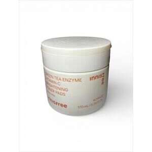 Innis Green Tea Enzyme Vitamin C Toner Pads Open Full